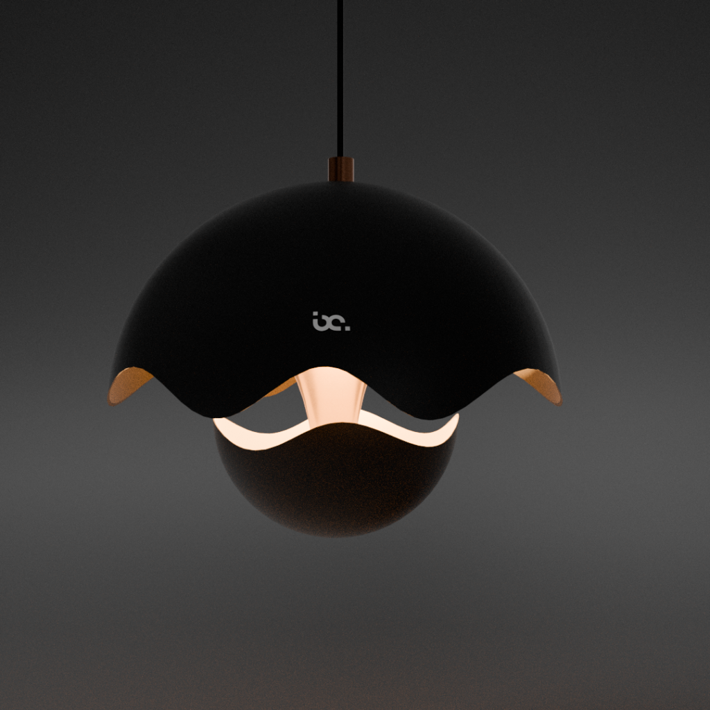 Wave Sculptural Pendant Light