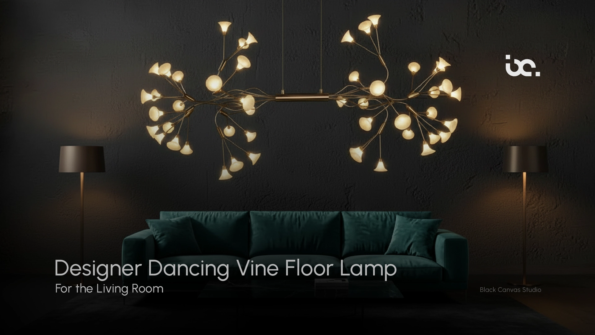 Designer Dancing Vine Floor Lamp for Living Rooms