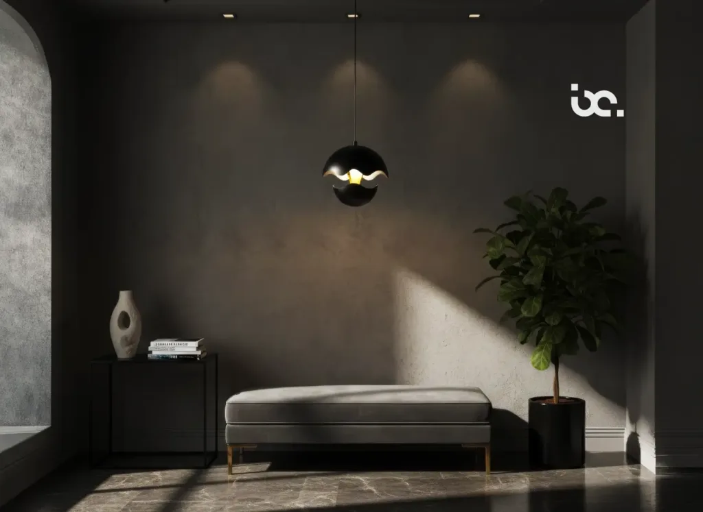 Pendant lights as subtle statement makers in modern luxury interiors with elegant hanging lighting design