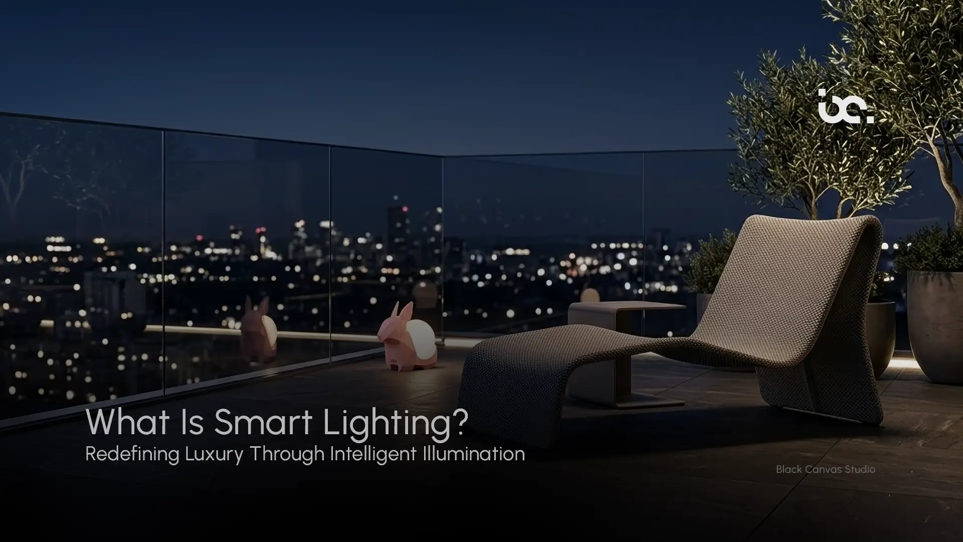 What is smart lighting luxury home with intelligent automated illumination system