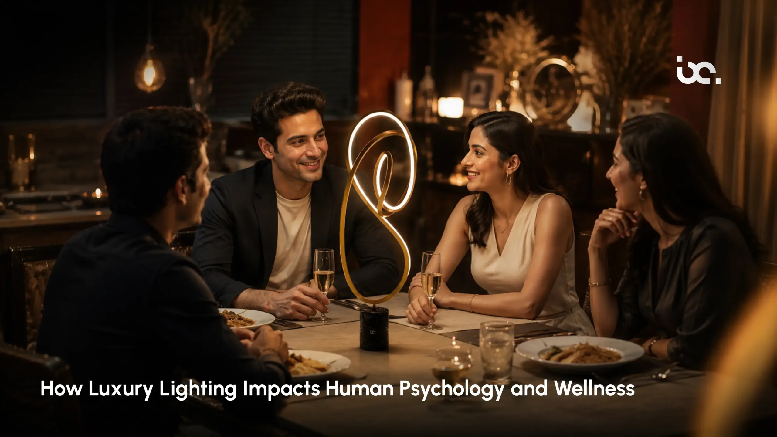 Luxury lighting and wellness design featuring premium fixtures and wellness-focused ambient illumination