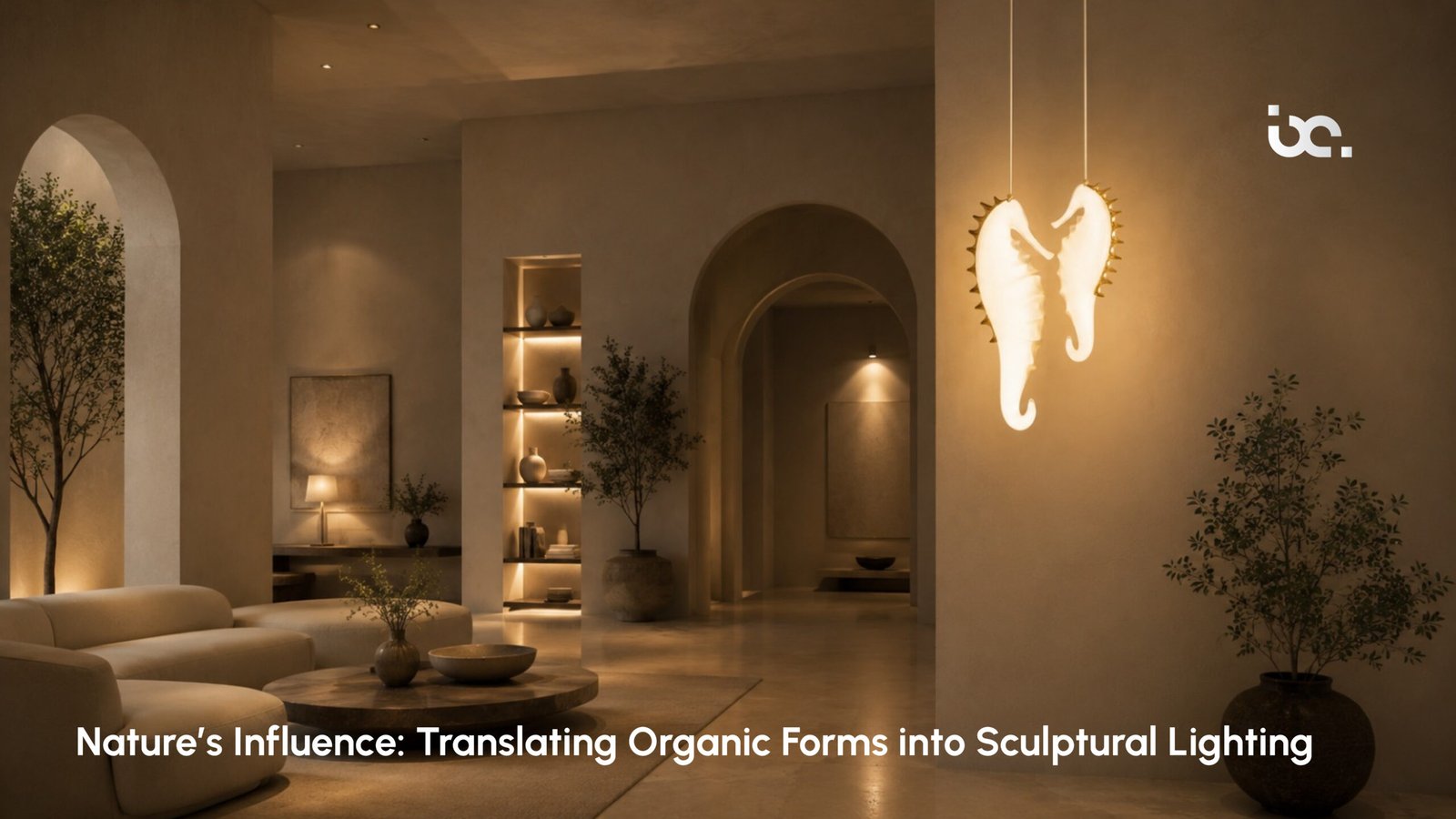 sculptural lighting design