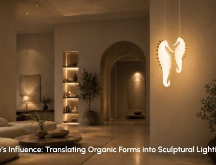 sculptural lighting design
