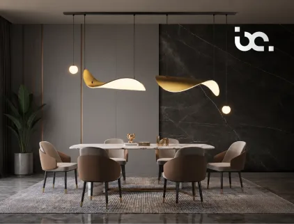 Luxury residential design with wellness-focused lighting and premium decorative fixtures